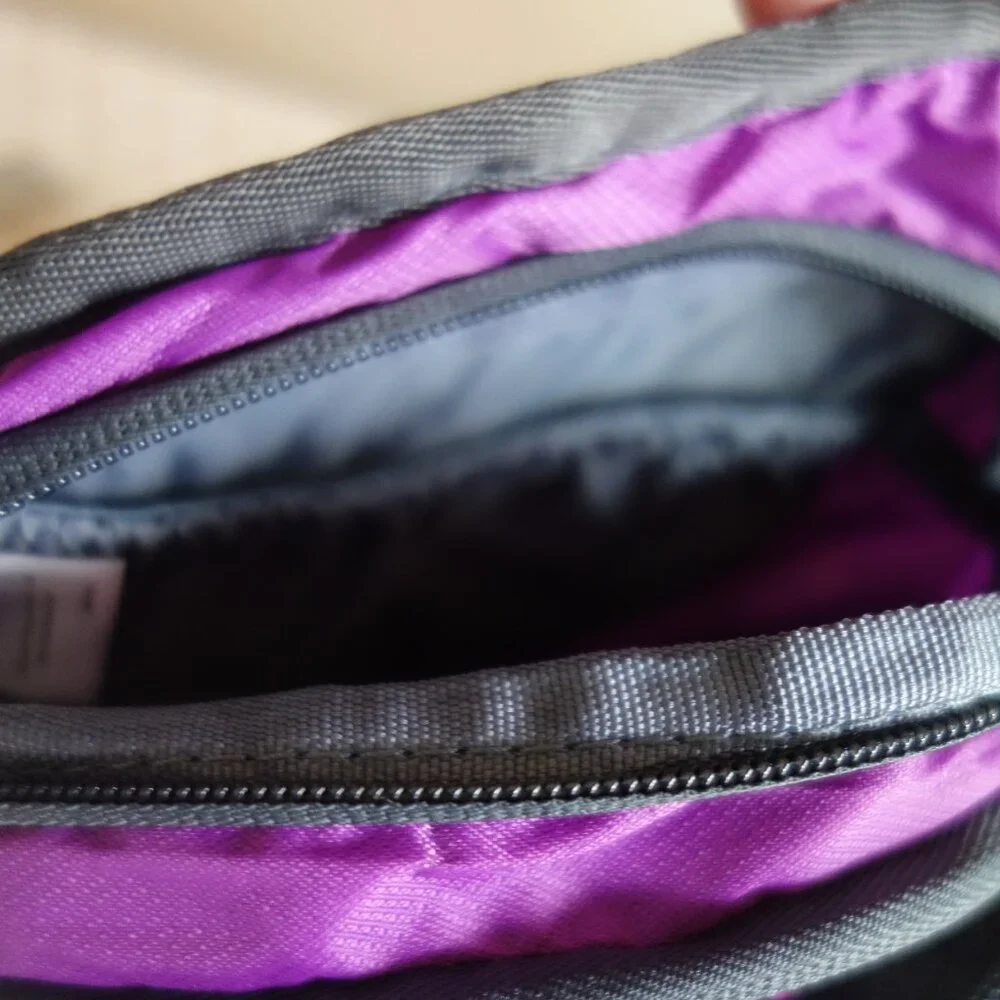 NWT $65 WATERFLY Hiking Waist Bag Fanny Pack w/ Water Bottle Holder – Purple - Picture 12 of 12